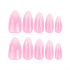 ombre blush pink natural looking stick-ons by Soul Struck 