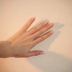Soul Truck Classic French tip press-on nails with a glossy milky white base and crisp white tips in an almond shape for a timeless salon-quality manicure.
